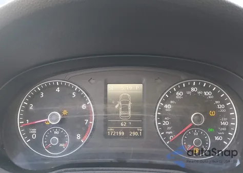 2012 Volkswagen Passat 2.5L Se из США, поврежденный, VIN 1VWBP7A30CC060558